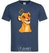 Men's T-Shirt Simba navy-blue фото