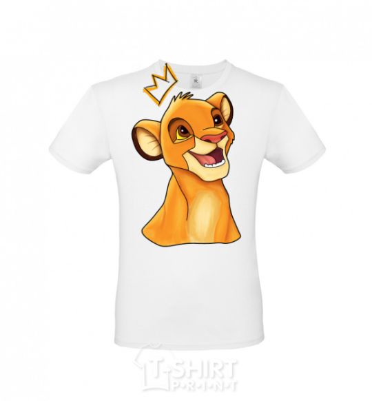 Men's T-Shirt Simba White фото