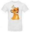 Men's T-Shirt Simba White фото