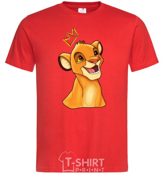 Men's T-Shirt Simba red фото