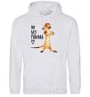 Men`s hoodie Тімон Be mine Pumbaa sport-grey фото