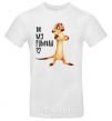 Men's T-Shirt Тімон Be mine Pumbaa White фото