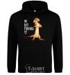 Men`s hoodie Тімон Be mine Pumbaa black фото