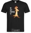 Men's T-Shirt Тімон Be mine Pumbaa black фото