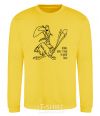 Sweatshirt Zazu dont talk to me yellow фото