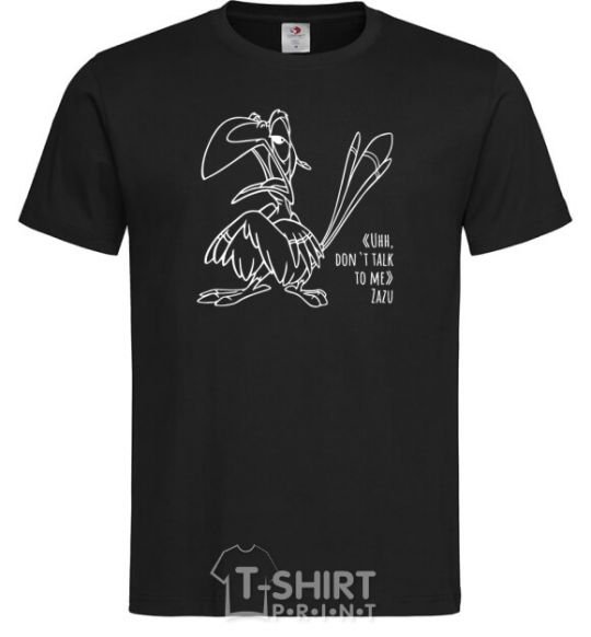 Men's T-Shirt Zazu dont talk to me black фото