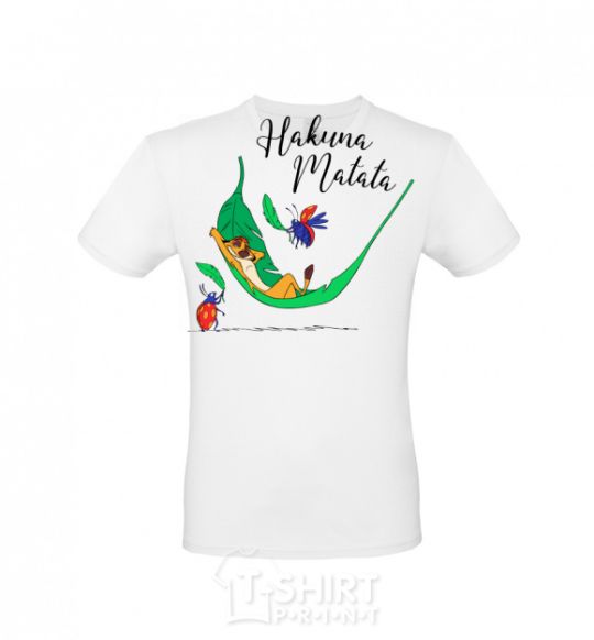 Men's T-Shirt Hakuna Matata White фото