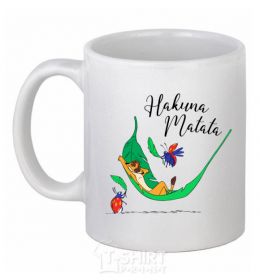 Ceramic mug Hakuna Matata White фото