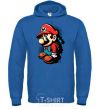 Men`s hoodie Super Mario royal фото