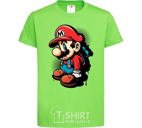 Kids T-shirt Super Mario orchid-green фото