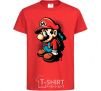 Kids T-shirt Super Mario red фото