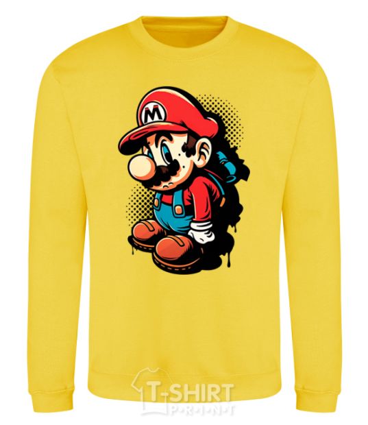 Sweatshirt Super Mario yellow фото