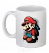 Ceramic mug Super Mario White фото