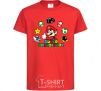 Kids T-shirt Super birthday boy red фото