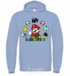 Men`s hoodie Super birthday boy sky-blue фото