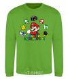 Sweatshirt Super birthday boy orchid-green фото