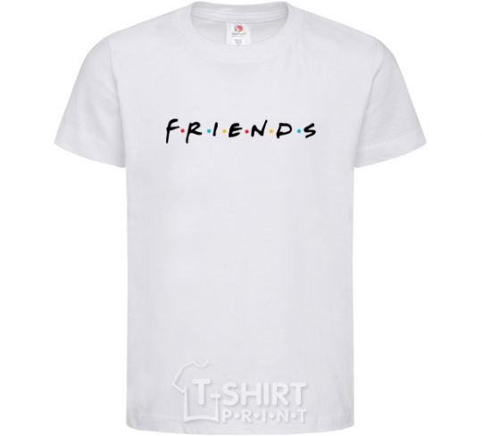 Детская футболка Friends logo Белый фото