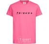Детская футболка Friends logo Ярко-розовый фото