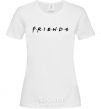 Women's T-shirt Friends logo White фото