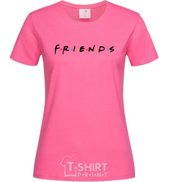 Women's T-shirt Friends logo heliconia фото