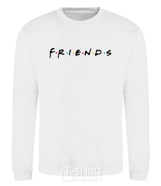 Sweatshirt Friends logo White фото