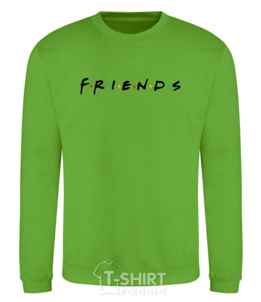 Свитшот Friends logo Лаймовый фото
