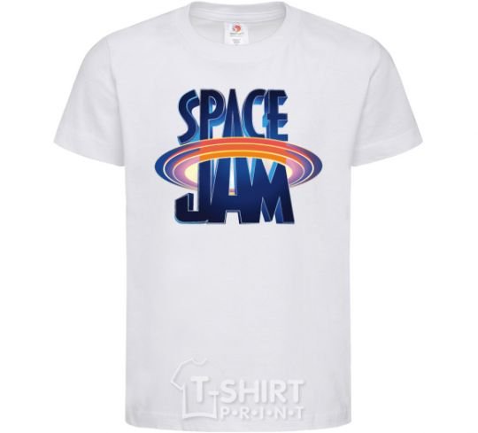 Детская футболка Space Jam Белый фото