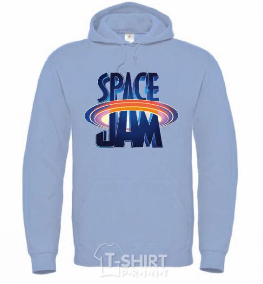 Мужская толстовка (худи) Space Jam Голубой фото