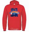 Мужская толстовка (худи) Space Jam Ярко-красный фото