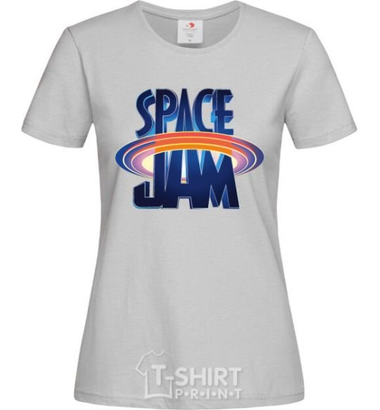 Women's T-shirt Space Jam grey фото