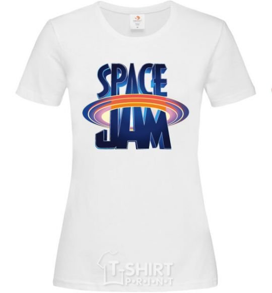 Women's T-shirt Space Jam White фото