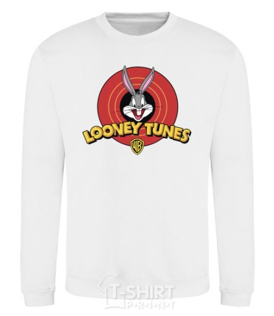 Sweatshirt Looney Tunes White фото