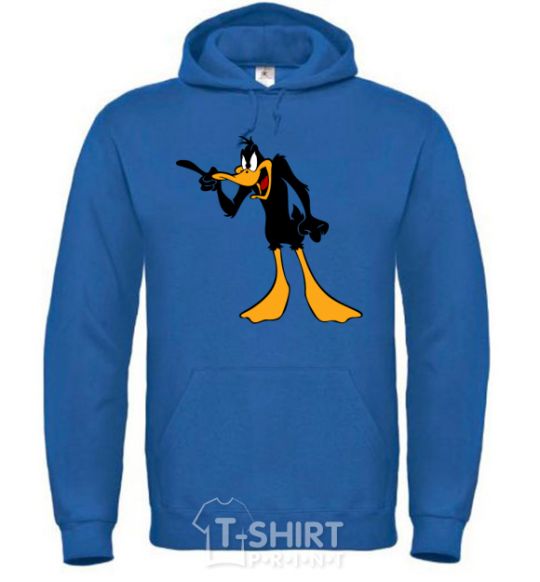 Мужская толстовка (худи) Daffy Duck V.1 Сине-зеленый фото