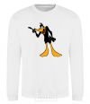 Sweatshirt Daffy Duck V.1 White фото