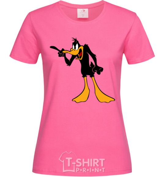 Women's T-shirt Daffy Duck V.1 heliconia фото