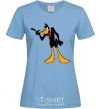 Women's T-shirt Daffy Duck V.1 sky-blue фото