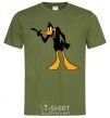 Мужская футболка Daffy Duck V.1 Оливковый фото