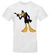 Men's T-Shirt Daffy Duck V.1 White фото