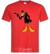 Men's T-Shirt Daffy Duck V.1 red фото