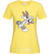 Women's T-shirt Bugs Bunny cornsilk фото