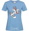 Women's T-shirt Bugs Bunny sky-blue фото