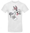 Men's T-Shirt Bugs Bunny White фото