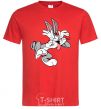 Мужская футболка Bugs Bunny Красный фото