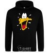 Men`s hoodie Daffy Duck black фото