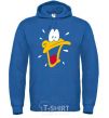 Men`s hoodie Daffy Duck royal фото