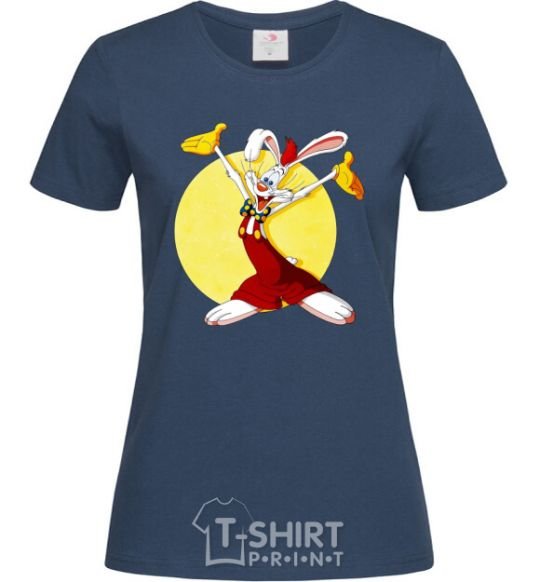 Женская футболка Roger Rabbit (Кролик Роджер) Темно-синий фото