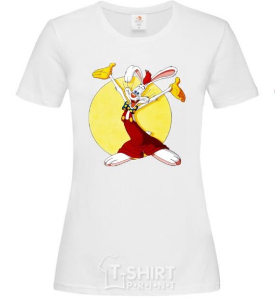 Women's T-shirt Roger Rabbit White фото