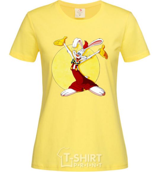 Women's T-shirt Roger Rabbit cornsilk фото