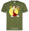 Мужская футболка Roger Rabbit (Кролик Роджер) Оливковый фото