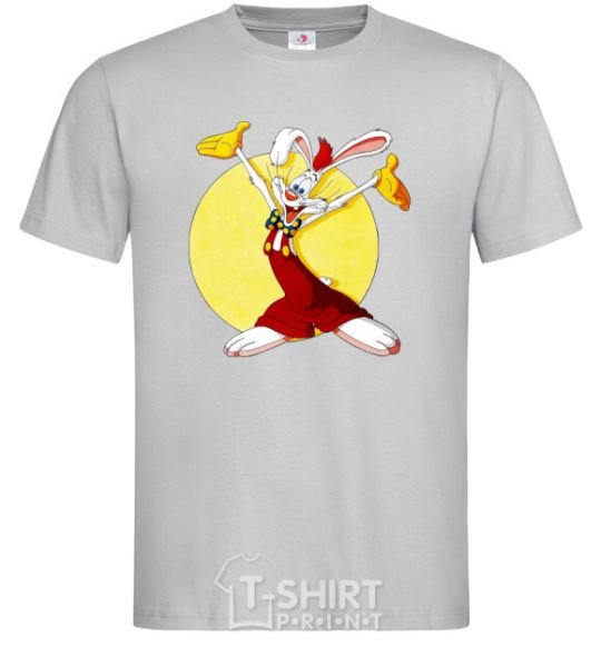 Men's T-Shirt Roger Rabbit grey фото